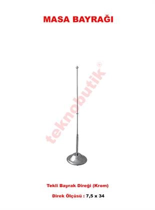 Masa Bayrağı Tekli Takım Özel Baskılı veya Ulus Bayraklı