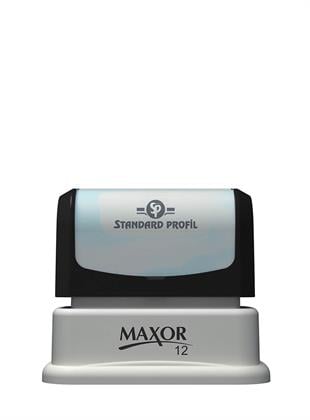 Maxor K-12 13x43 Flash Sistem Kendinden Mürekkepli Kaşe