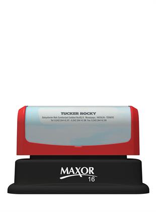 Maxor K-16 13x67 Flash Sistem Kendinden Mürekkepli Kaşe