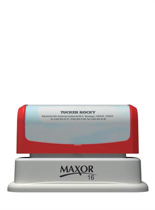 Maxor K-16 13x67 Flash Sistem Kendinden Mürekkepli Kaşe