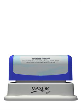 Maxor K-16 13x67 Flash Sistem Kendinden Mürekkepli Kaşe
