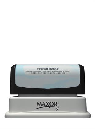 Maxor K-16 13x67 Flash Sistem Kendinden Mürekkepli Kaşe