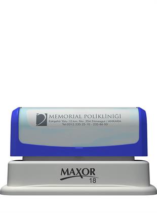 Maxor K-18 13x67 Flash Sistem Kendinden Mürekkepli Kaşe