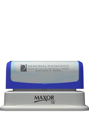 Maxor K-18 13x67 Flash Sistem Kendinden Mürekkepli Kaşe