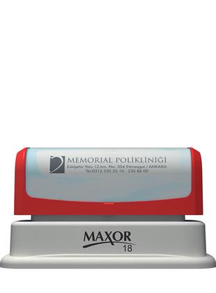 Maxor K-18 13x67 Flash Sistem Kendinden Mürekkepli Kaşe