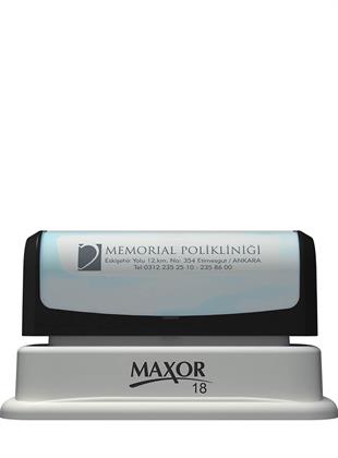 Maxor K-18 13x67 Flash Sistem Kendinden Mürekkepli Kaşe