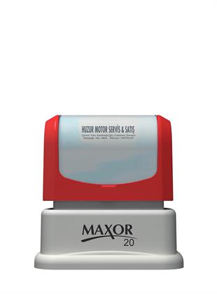 Maxor K-20 17x33 Flash Sistem Kendinden Mürekkepli Kaşe