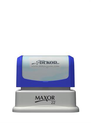 Maxor K-22 17x43 Flash Sistem Kendinden Mürekkepli Kaşe