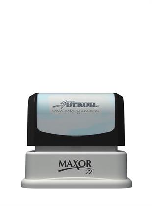 Maxor K-22 17x43 Flash Sistem Kendinden Mürekkepli Kaşe