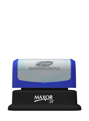 Maxor K-24 17x55 Flash Sistem Kendinden Mürekkepli Kaşe