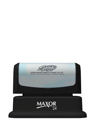 Maxor K-24 17x55 Flash Sistem Kendinden Mürekkepli Kaşe
