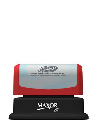 Maxor K-24 17x55 Flash Sistem Kendinden Mürekkepli Kaşe