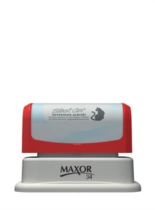 Maxor K-34 22x55 Flash Sistem Kendinden Mürekkepli Kaşe