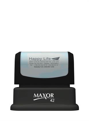 Maxor K-42 28x43 Flash Sistem Kendinden Mürekkepli Kaşe