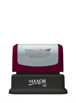 Maxor K-42 28x43 Flash Sistem Kendinden Mürekkepli Kaşe