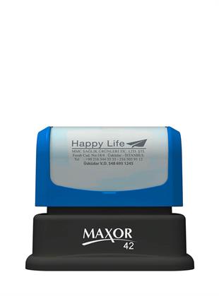 Maxor K-42 28x43 Flash Sistem Kendinden Mürekkepli Kaşe