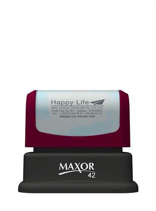 Maxor K-42 28x43 Flash Sistem Kendinden Mürekkepli Kaşe