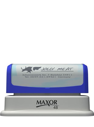 Maxor K-48 28x78 Kendinden Mürekkepli Kaşe