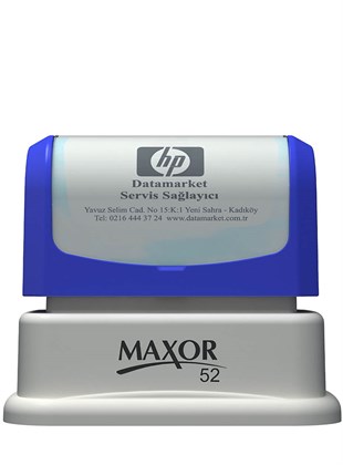 Maxor K-52 33x55 Kendinden Mürekkepli Kaşe