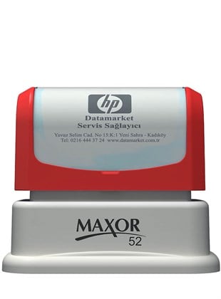 Maxor K-52 33x55 Kendinden Mürekkepli Kaşe