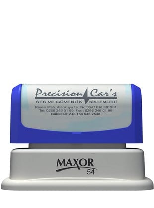 Maxor K-54 33x67 Kendinden Mürekkepli Kaşe