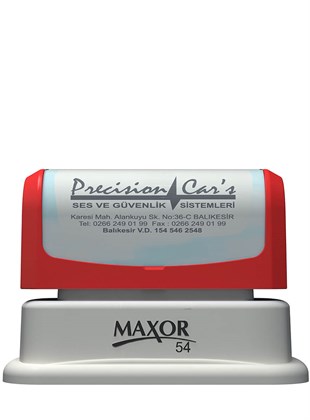 Maxor K-54 33x67 Kendinden Mürekkepli Kaşe