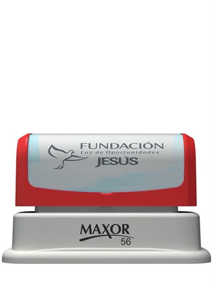 Maxor K-56 33x78 Kendinden Mürekkepli Kaşe