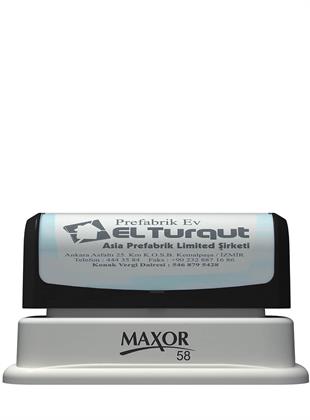 Maxor K-58 43x55 Kendinden Mürekkepli Kaşe