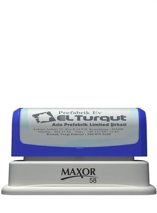 Maxor K-58 43x55 Kendinden Mürekkepli Kaşe