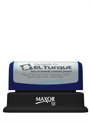 Maxor K-58 43x55 Kendinden Mürekkepli Kaşe