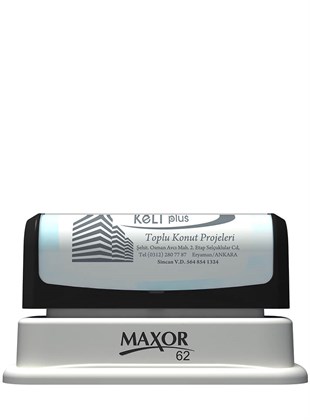 Maxor K-62 43x78 Kendinden Mürekkepli Kaşe
