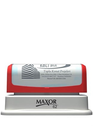 Maxor K-62 43x78 Kendinden Mürekkepli Kaşe