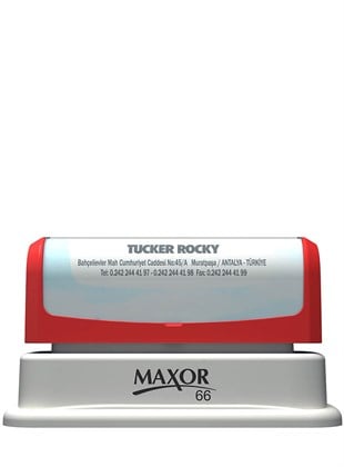 Maxor K-66 55x78 Kendinden Mürekkepli Kaşe