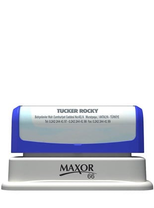 Maxor K-66 55x78 Kendinden Mürekkepli Kaşe