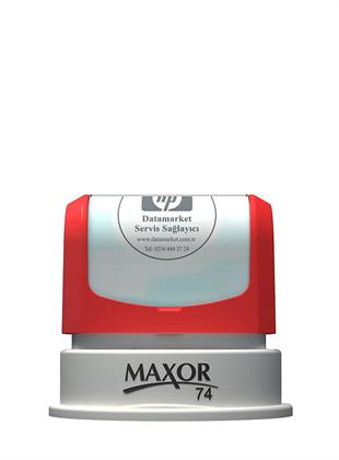 Maxor K-74 Çap 33mm Kendinden Mürekkepli Kaşe