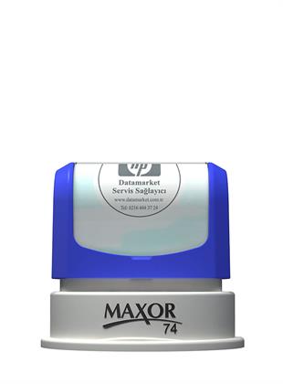 Maxor K-74 Çap 33mm Kendinden Mürekkepli Kaşe