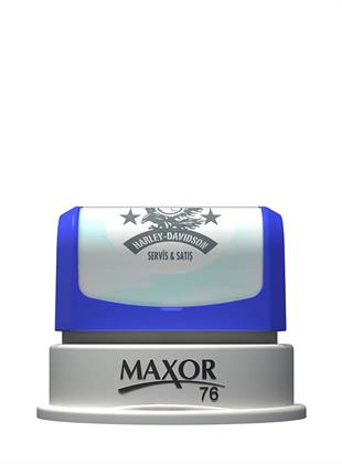 Maxor K-76 Çap 43mm Kendinden Mürekkepli Kaşe