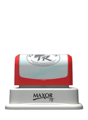 Maxor K-78 Oval 32mmx51 Kendinden Mürekkepli Kaşe