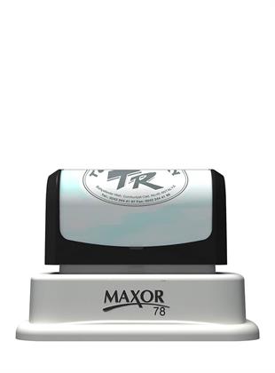 Maxor K-78 Oval 32mmx51 Kendinden Mürekkepli Kaşe