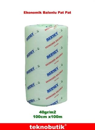 Merşet Balonlu Rulo Pat Pat Ambalaj Malzemesi 40gr/m2 100cm x 100m