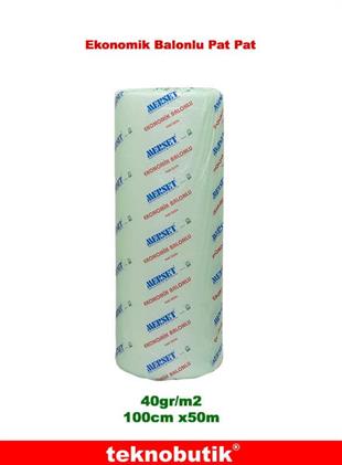 Merşet Balonlu Rulo Pat Pat Ambalaj Malzemesi 40gr/m2 100cm x 50m