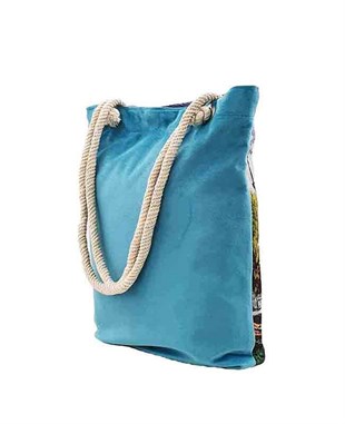 Ortaköy Camii Desenli Goblen Dokuma Heybe Çanta