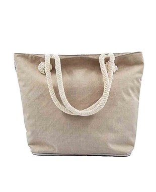 Osmanlı Çini Motifli Goblen Dokma Plaj Çantası