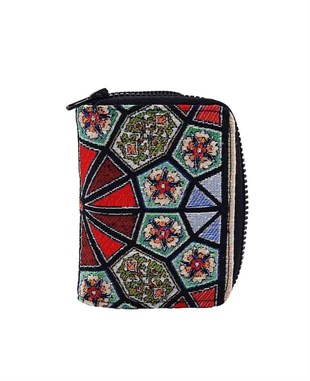 Osmanlı Kilim Desenli Çok Amaçlı Para Cüzdanı