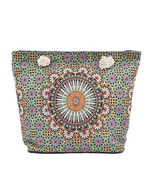 Osmanlı Motifli Goblen Dokuma Plaj Çantası