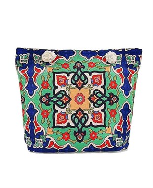 Osmanlı Motifli Goblen Dokuma Plaj Çantası
