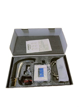 Plüto Çift Su Girişli Fotoselli Pilli Elektrikli Lavabo Bataryası