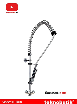 Profesyonel Ön Yıkama Bataryası 101 Endüstriyel Mutfak Bataryası 