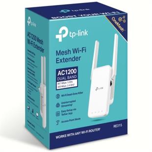 TP-Link RE315 AC1200 Dual Band Wi Fi Menzil Genişletici