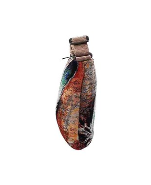 Tüy Desenli Goblen Dokuma Postacı Çantası